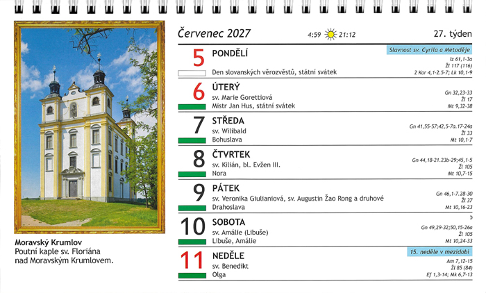 Poutní místa 2027