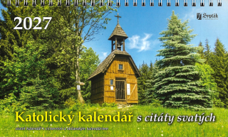 Katolický kalendář s citáty svatých 2027