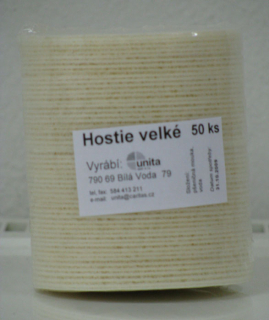 Hostie velké 70 mm (50 ks)